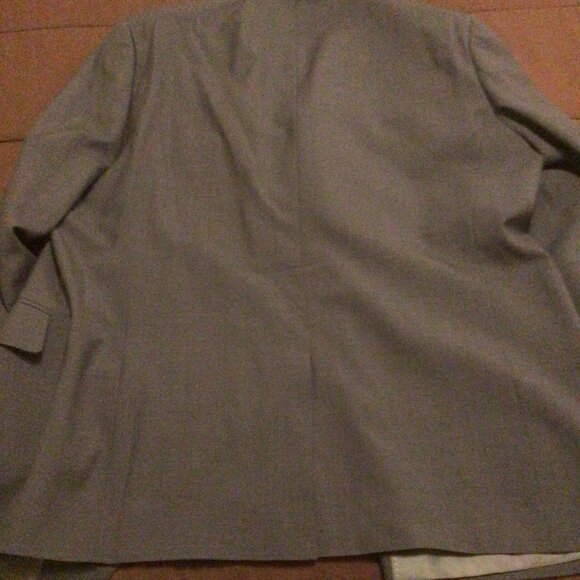 Men's Wool Suit Grey 46 Reg - Picture 4 of 15